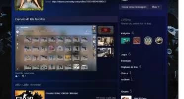 Conta Csgo Ex supremo, rank expirado Steam lvl 10