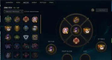 Conta no lol de 2013/ diamante 5/ 83 skin