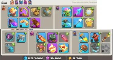 Conta CLASH of Clans - CV 14 FULL