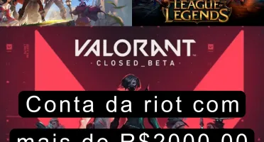 Conta da riot com muitas skins- Valorant Lol e Wr