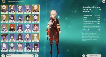 Arataki Itto C1 - Raiden Shogun - Kazuha - Venti - AR 57