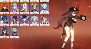 Hutao, Xingqiu+espada do sacrificio banner no garantido Ar16