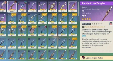 Hutao, Xingqiu+espada do sacrificio banner no garantido Ar16