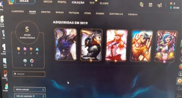 Conta lol ouro 4 s9 platina 3 mrr alto