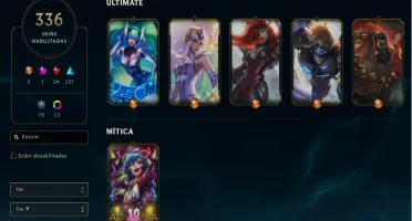 Conta Diamante 1 - 336 Skins