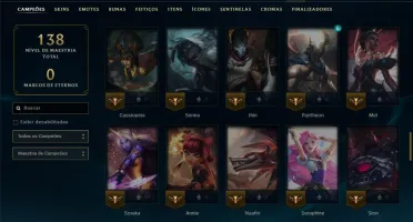 Esmeralda 2 com 85 Champs e 7 Skins