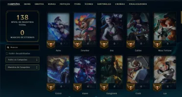 Esmeralda 2 com 85 Champs e 7 Skins