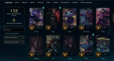 Esmeralda 2 com 85 Champs e 7 Skins