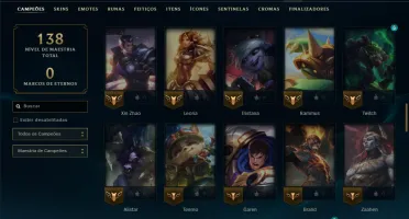 Esmeralda 2 com 85 Champs e 7 Skins