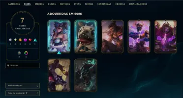 Esmeralda 2 com 85 Champs e 7 Skins