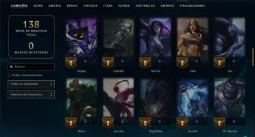 Esmeralda 2 com 85 Champs e 7 Skins