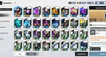 Black Clover M|Asta sazon + Habilidade + Yami Sazon+ Lotus
