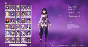 AR 55 Raiden C2 + Sara C6 + Furina + Xianyun