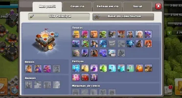 Centro de Vila 11 Full Preço Baixo - Clash of Clans
