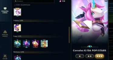 Conta Lol Platina 3 + Tft, 136 skins