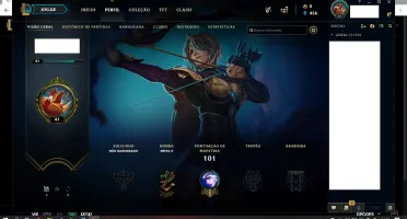 CONTA DE LEAGUE OF LEGENDS LV. 41 (UNRANKED)