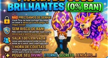 1 hora de OVOS BRILHANTES em roube um ovo (ROBLOX)