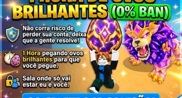 1 hora de OVOS BRILHANTES em roube um ovo (ROBLOX)