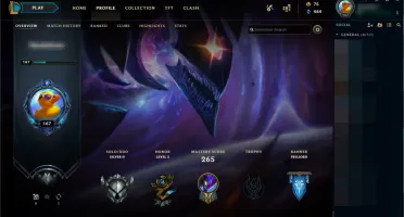 Conta prata 2, com 34, lvl 167 com 76 champs