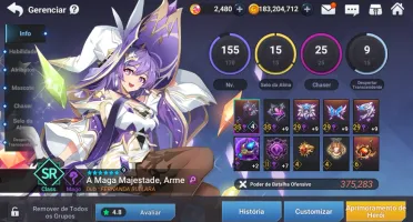 CONTA GRAND CHASE MOBILE 1,4KK BARATO