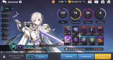 CONTA GRAND CHASE MOBILE 1,4KK BARATO
