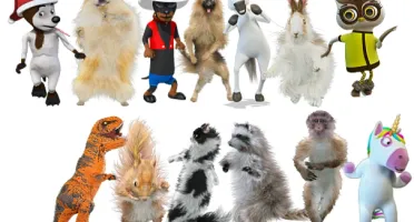 Mascotes Dançantes – 338 Arquivos + 259 Artes Diversas Canva
