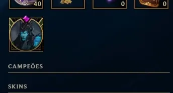 CONTA LEAGUE OF LEGENDS PLATINA 4