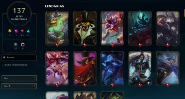 CONTA LOL- LVL 276 - 147 Champions - 137 Skins - FULL ACESSO