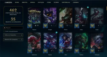 CONTA LOL- LVL 276 - 147 Champions - 137 Skins - FULL ACESSO