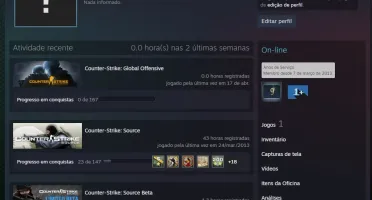 Conta Steam 9 Anos