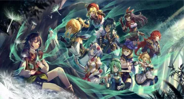 GENSHIN IMPACT 5 CONTAS COM VENTI AR7 AS 5 CONTAS