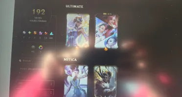 Conta Lol | Lv 404 + 192 Skins + 171 Icones + 3 Cromas