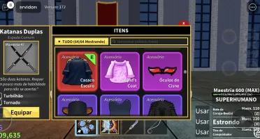 Conta blox fruit level Max com leopard no estoque