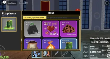 Conta blox fruit level Max com leopard no estoque