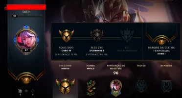 Conta league of legends gold 3