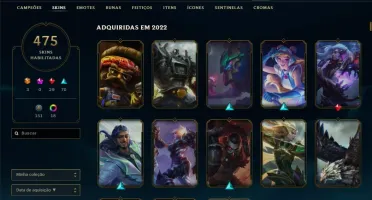 Conta League of Legends 475 Skins