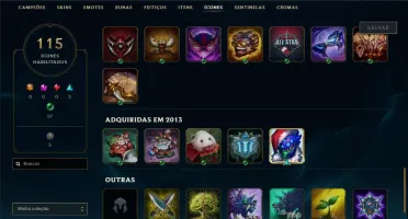 Conta League of Legends 475 Skins