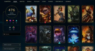 Conta League of Legends 475 Skins