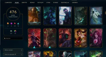 Conta League of Legends 475 Skins