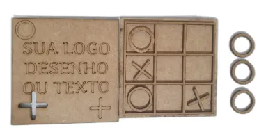 Kit 10 Unidades Jogos Da Velha personalizado, Tabuleiro...