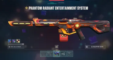 Conta Valorant com skins de faca vandal phantom e muito mais
