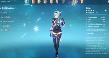 Conta com Eula + SnowTombed R4 e muitas missões! AR 41
