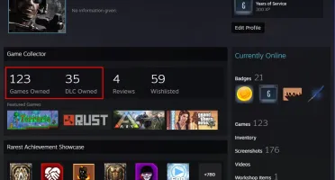 CONTA STEAM 123 JOGOS