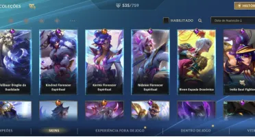 Conta Wild Rift 535 skins