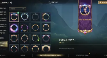 Conta Wild Rift 535 skins