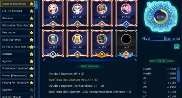 Conta End Game Kizuna U + Eosmon U Ladmo Omegamon