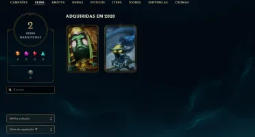 CONTA LOL Platina 2 55% WR