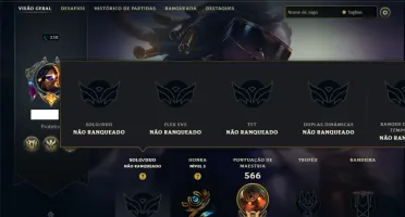 Unranked com 150 Champs e 146 Skins ( SUP / JG ) +7 Vitorios