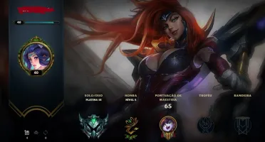 Platina 3, 100+ skins, 24 campeos