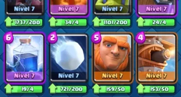 Conta Clash royale no precisinho nivel 11 de rei. Muito boa.